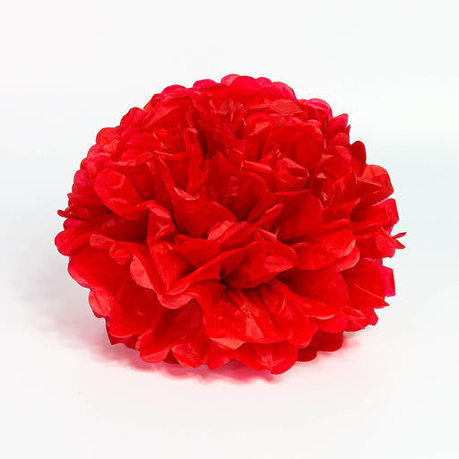 Tissue Pom-Pom 12 Inch Red 4 pack - Nutcracker Ballet Gifts