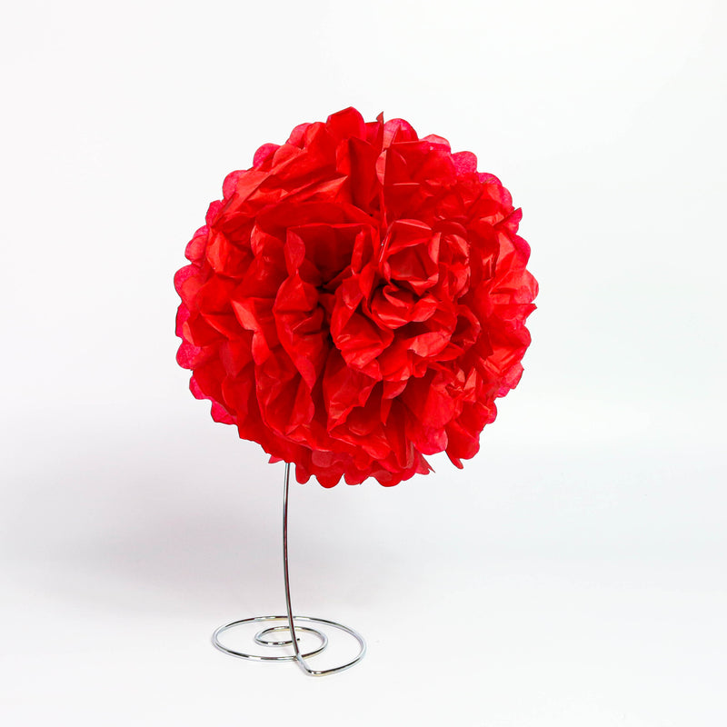 Tissue Pom-Pom 12 Inch Red 4 pack - Nutcracker Ballet Gifts