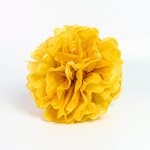 Tissue Pom-Pom 12 Inch Yellow Gold 4 pack - Nutcracker Ballet Gifts